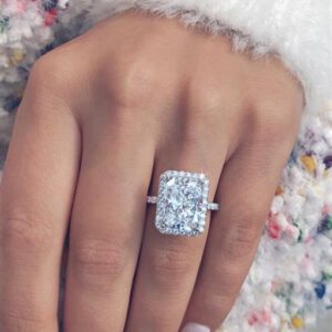 Radiant Cut Diamond Engagement Rings