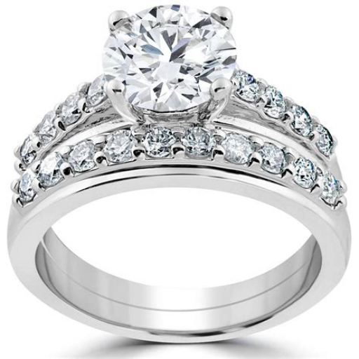 White Gold Engagement Rings for Women