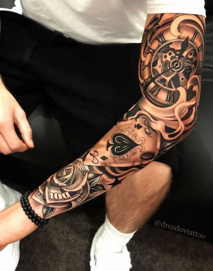 Arm Sleeve Tattoo Ideas for Males - Riccda