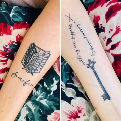 Attack on Titan Tattoo Ideas Minimalist Attack on Titan Tattoo Ideas Minimalist