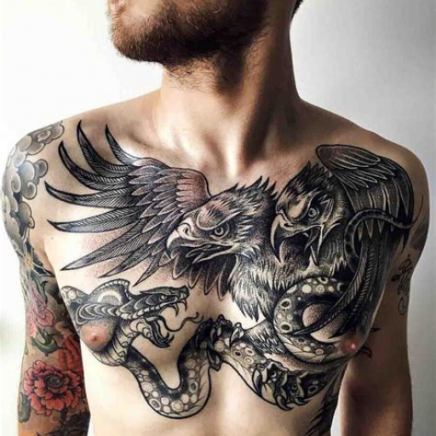Best Chest Tattoo Ideas for Guys - Riccda
