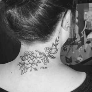 Cute Back of Neck Tattoo Ideas Cute Back of Neck Tattoo Ideas
