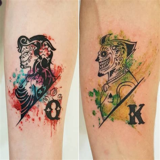 Harley Quinn and Joker Tattoo Ideas for Couples Harley Quinn and Joker Tattoo Ideas for Couples