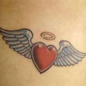 Heart with Angel Wings Tattoo Ideas Heart with Angel Wings Tattoo Ideas