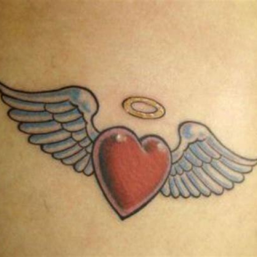 Heart with Angel Wings Tattoo Ideas Heart with Angel Wings Tattoo Ideas