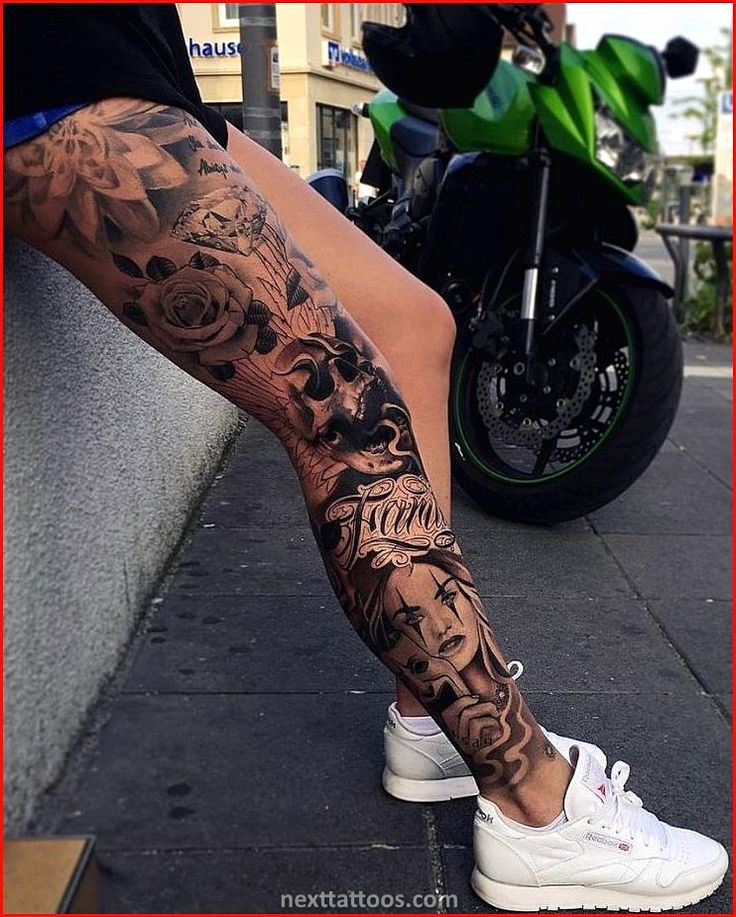 Leg Sleeve Tattoo Ideas for Women - Riccda