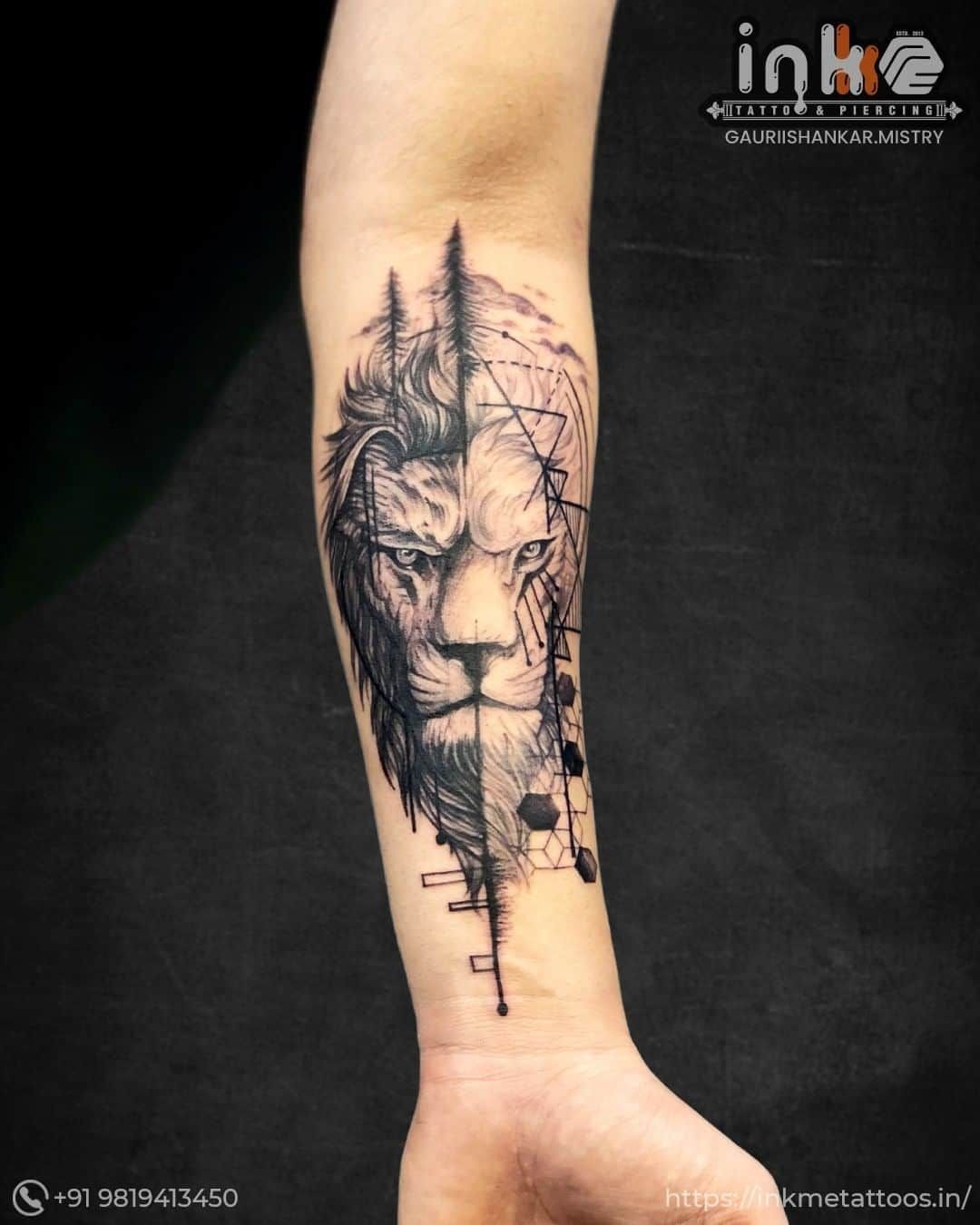 Leo Zodiac Tattoo Ideas for Men - Riccda