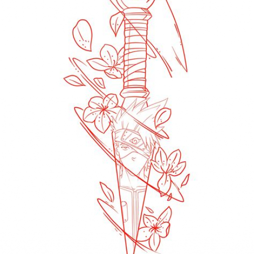 Line Art Anime Tattoo Ideas Drawings Line Art Anime Tattoo Ideas Drawings