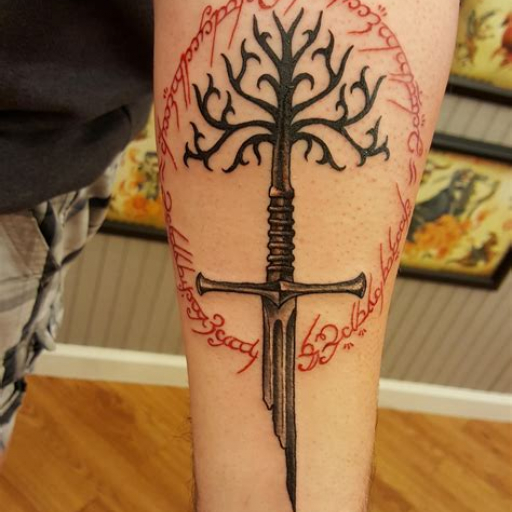Lord of the Rings Tattoo Idea Lord of the Rings Tattoo Idea