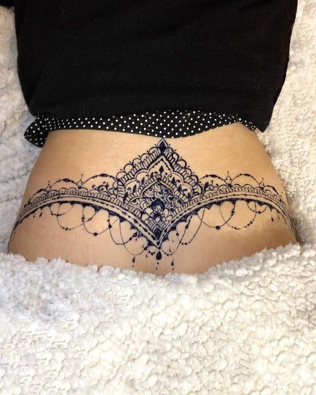 Lower Back and Hip Tattoo Ideas - Riccda