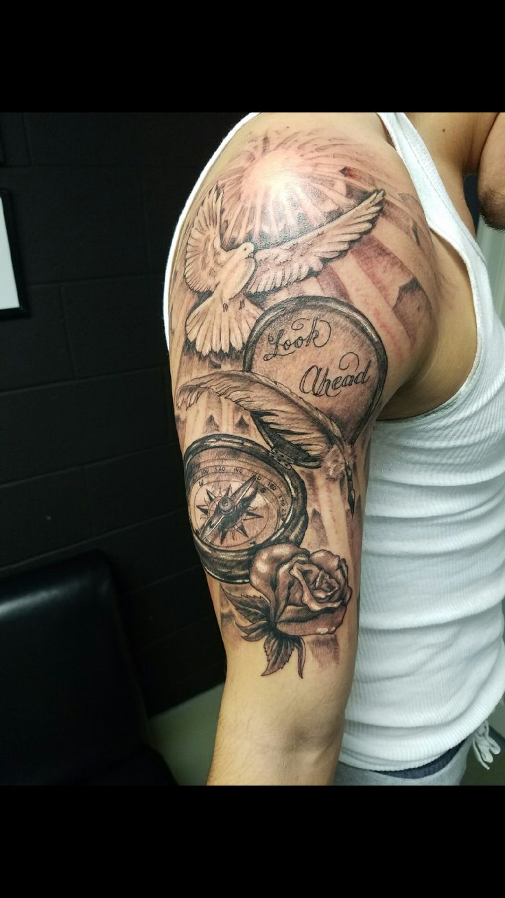 Mens Upper Arm Sleeve Tattoo Ideas - Riccda