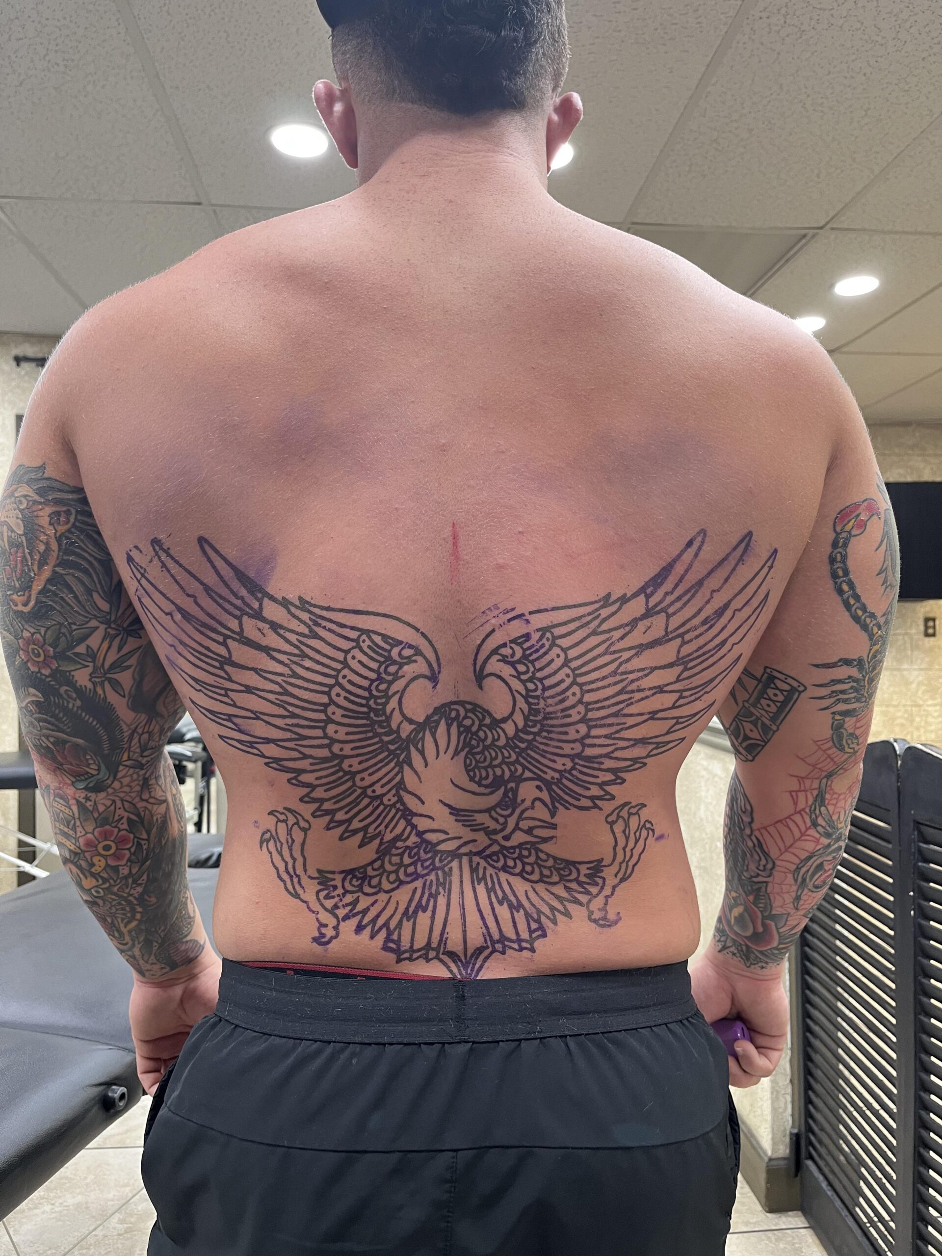Men's Upper Back Tattoo Ideas - Riccda