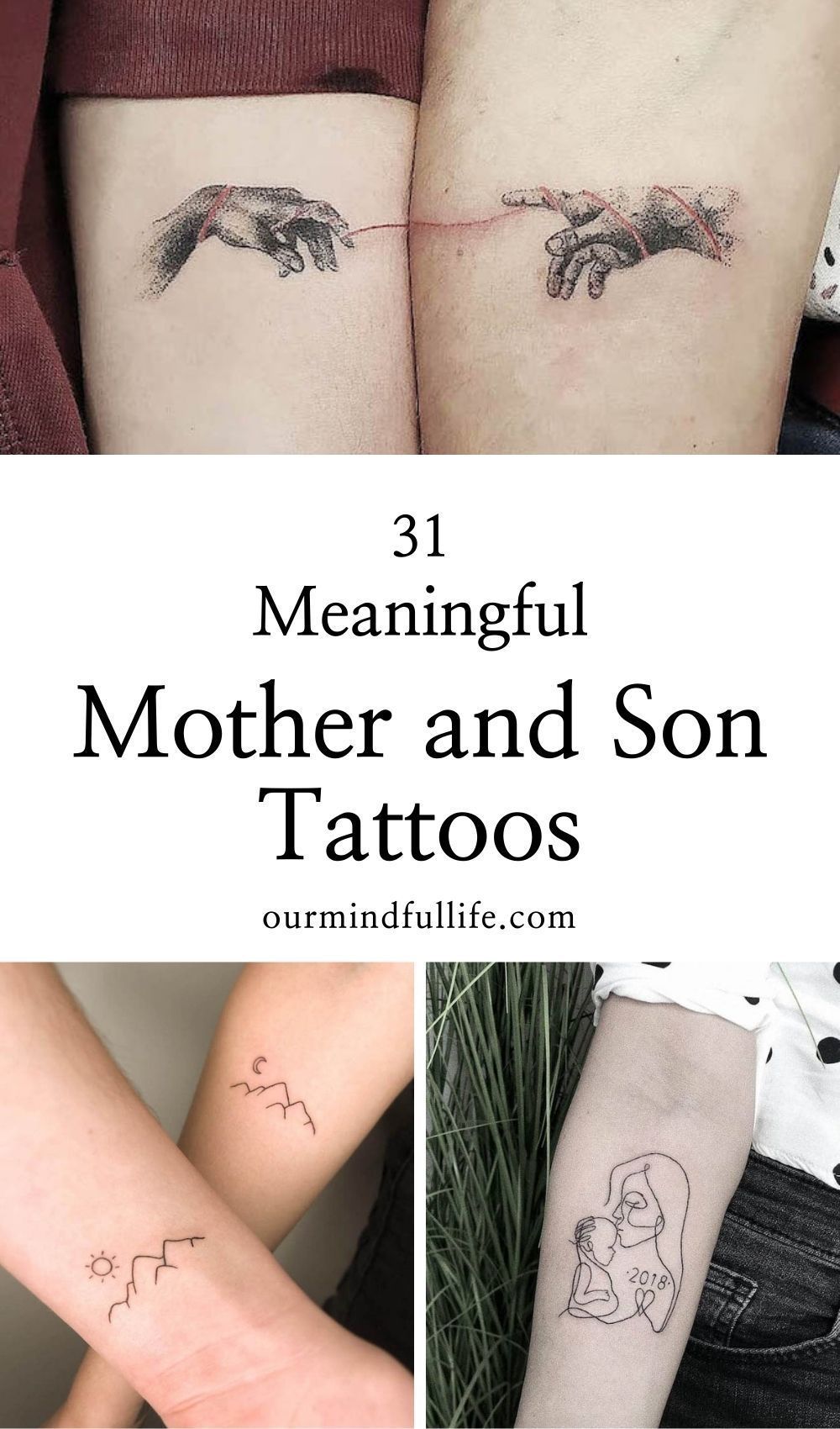 Mother and Son Tattoo Ideas With Meaning - Riccda