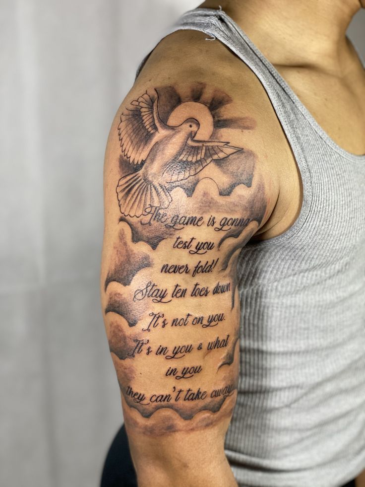 Shoulder Meaningful Tattoo Ideas for Men - Riccda