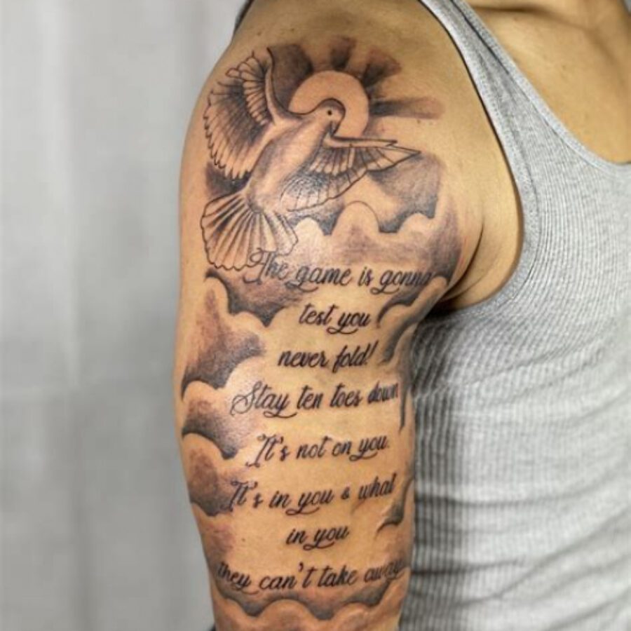 Shoulder Meaningful Tattoo Ideas for Men - Riccda