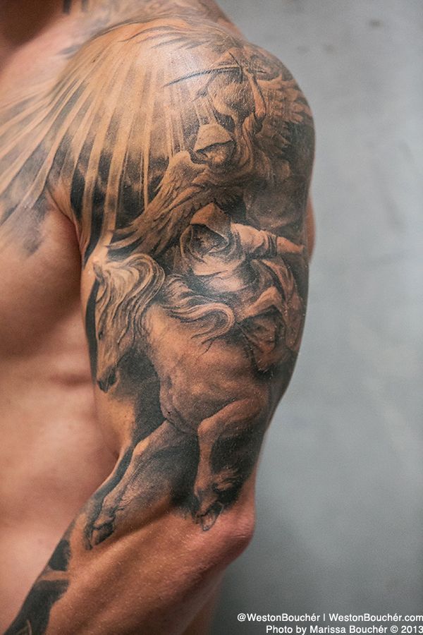 Shoulder Sleeve Tattoo Ideas for Men - Riccda