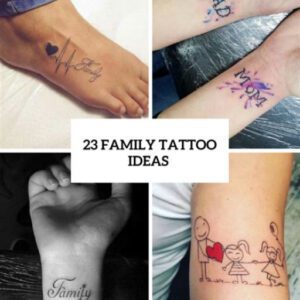 Simple Family Tattoo Ideas for Females Simple Family Tattoo Ideas for Females