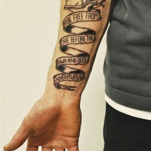 Simple Forearm Tattoo Ideas for Men