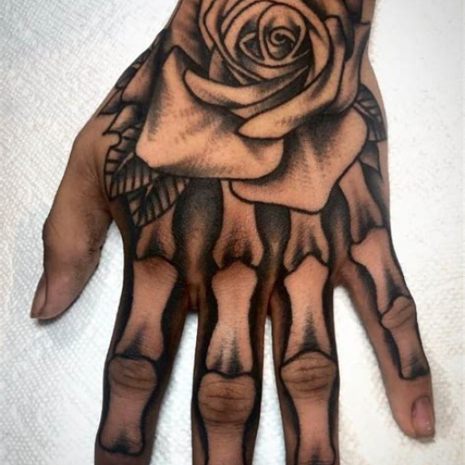 Skull Hand Tattoo Ideas for Men Skull Hand Tattoo Ideas for Men