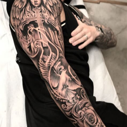Sleeve Tattoo Ideas for Men Religious Sleeve Tattoo Ideas for Men Religious