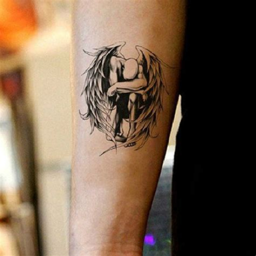 Small Angel Tattoo Ideas for Guys Small Angel Tattoo Ideas for Guys