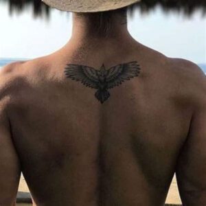 Small Back Tattoo Ideas for Men Small Back Tattoo Ideas for Men