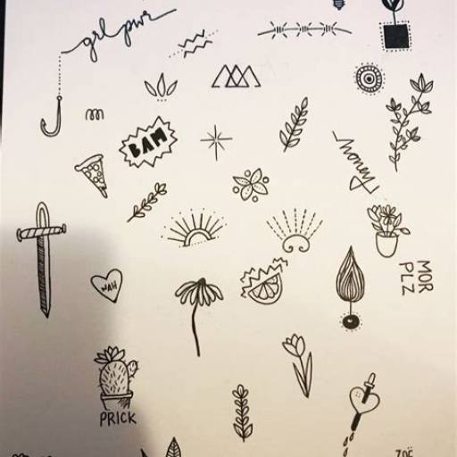 Small Easy Stick and Poke Tattoo Ideas Small Easy Stick and Poke Tattoo Ideas
