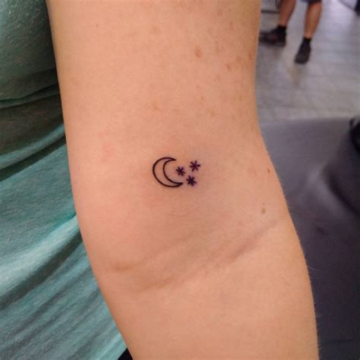 Small Moon and Stars Tattoo Ideas Small Moon and Stars Tattoo Ideas
