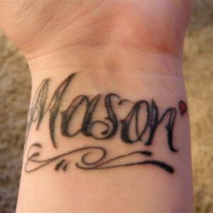 Small Name Tattoo Ideas for Men Small Name Tattoo Ideas for Men