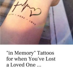 Small Tattoo Ideas for Lost Loved Ones Small Tattoo Ideas for Lost Loved Ones