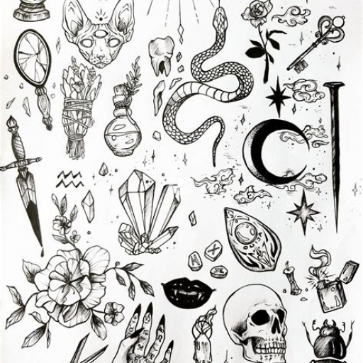 Small Tattoo Ideas for Women Easy Witchy Small Tattoo Ideas for Women Easy Witchy