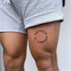 Small Thigh Tattoo Ideas for Guys Small Thigh Tattoo Ideas for Guys