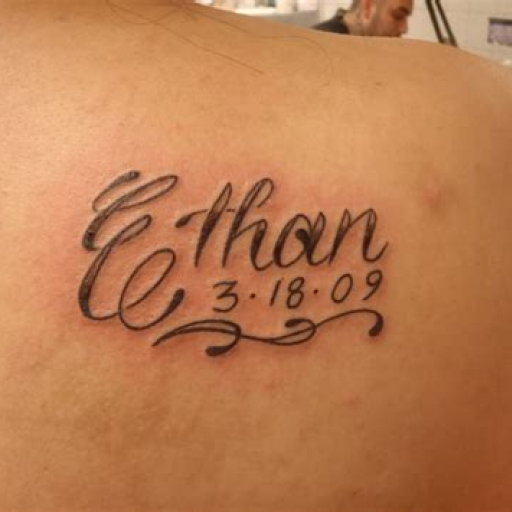 Sons Name Tattoo Ideas for Men Sons Name Tattoo Ideas for Men