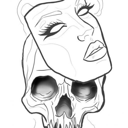 Tattoo Ideas Black and White Out Line Tattoo Ideas Black and White Out Line