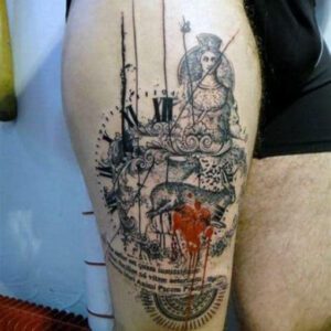 Tattoo Ideas for Men on Thigh Tattoo Ideas for Men on Thigh