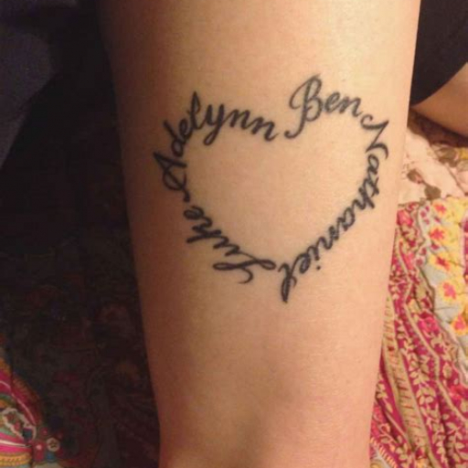 Tattoo Ideas for Your Daughter’s Name Tattoo Ideas for Your Daughter’s Name