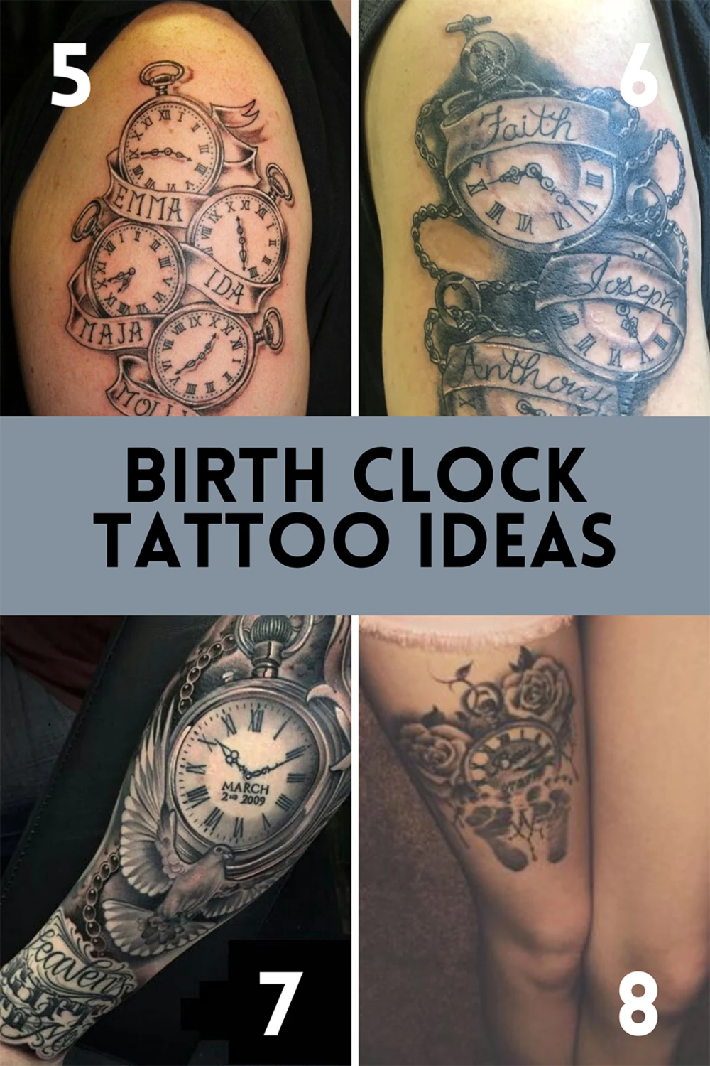 Unique Child Birth Date Tattoo Ideas - Riccda