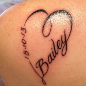 Wife and Son Name Tattoo Ideas Wife and Son Name Tattoo Ideas