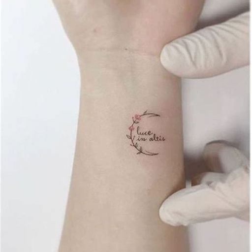 Wrist Minimalist Tattoo Ideas with Meaning