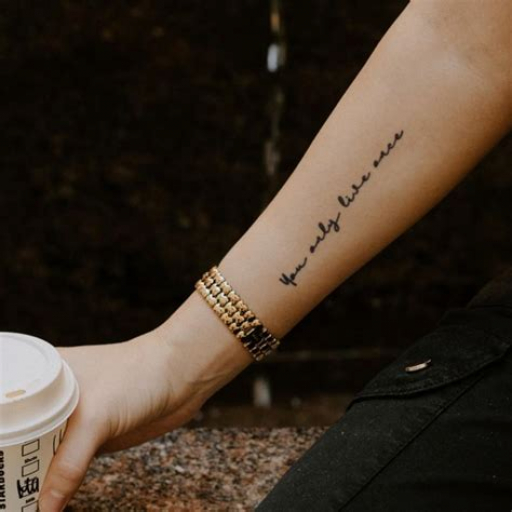 You Only Live Once Tattoo Ideas You Only Live Once Tattoo Ideas
