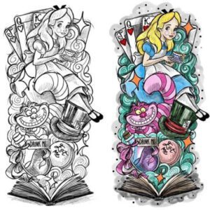 Alice in Wonderland Tattoo Sleeve Ideas Alice in Wonderland Tattoo Sleeve Ideas