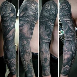 Animal Sleeve Tattoo Ideas for Men Animal Sleeve Tattoo Ideas for Men