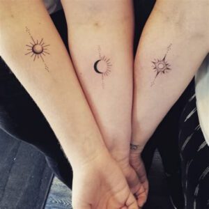 Best Friend Tattoo Ideas Sun and Moon Best Friend Tattoo Ideas Sun and Moon
