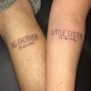 Big Sister Little Brother Tattoo Ideas