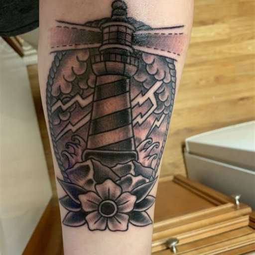 Black and Grey Traditional Tattoo Ideas