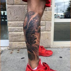 Calf Leg Sleeve Tattoo Ideas for Men Calf Leg Sleeve Tattoo Ideas for Men