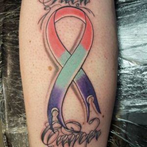 Cancer Ribbon Tattoo Ideas for Guys Cancer Ribbon Tattoo Ideas for Guys