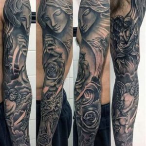 Christian Sleeve Tattoo Ideas for Men Christian Sleeve Tattoo Ideas for Men