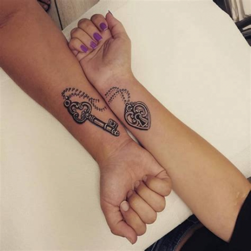 Couple Tattoo Ideas Lock and Key Couple Tattoo Ideas Lock and Key