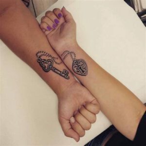 Couples Lock and Key Tattoo Ideas Couples Lock and Key Tattoo Ideas